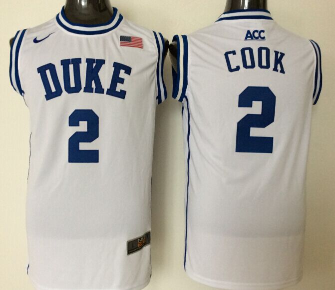 NCAA Men Duke Blue Devils 2 cook white